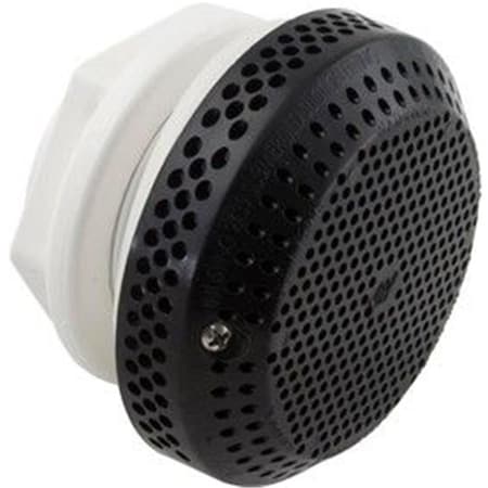 Handson 3.75 in. dia. Cover Hi-Flow Suction VGB Assembly & 1.5 in. S Standard Nut - Black HA1188633